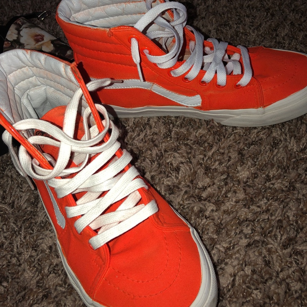 Custom Orange Vans